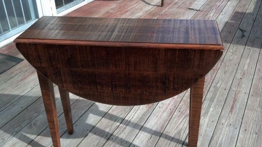 Custom Made Rustic Cherry Swing Leg Table