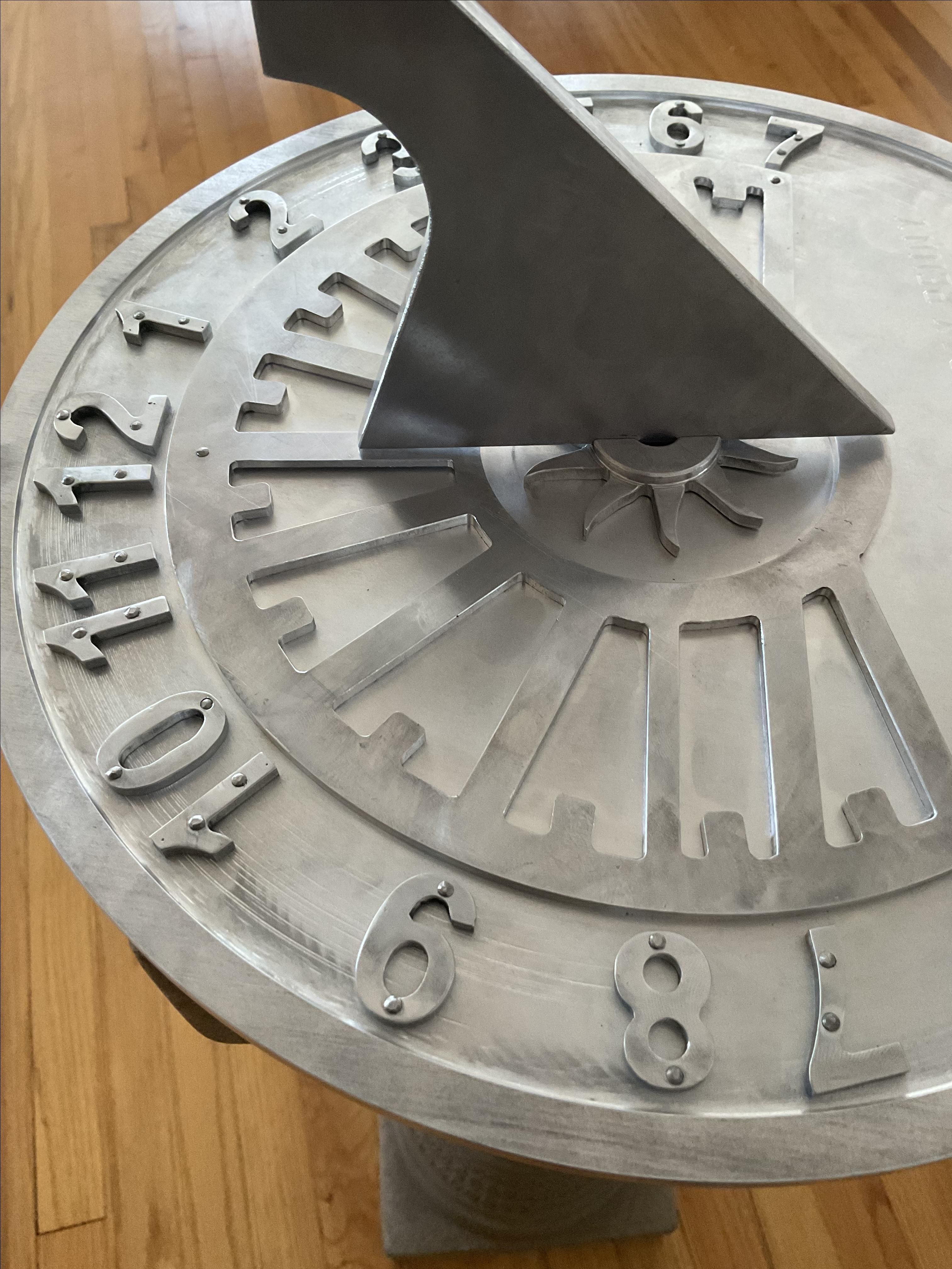 Buy Handmade Aluminum Sundials, made to order from Mference & Co