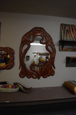 Custom Made Twisted Plywood Mirror