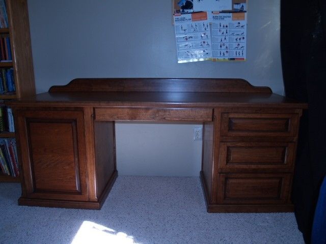 Custom Small Desk Cherry Wood By Art Of Wood Custommade Com