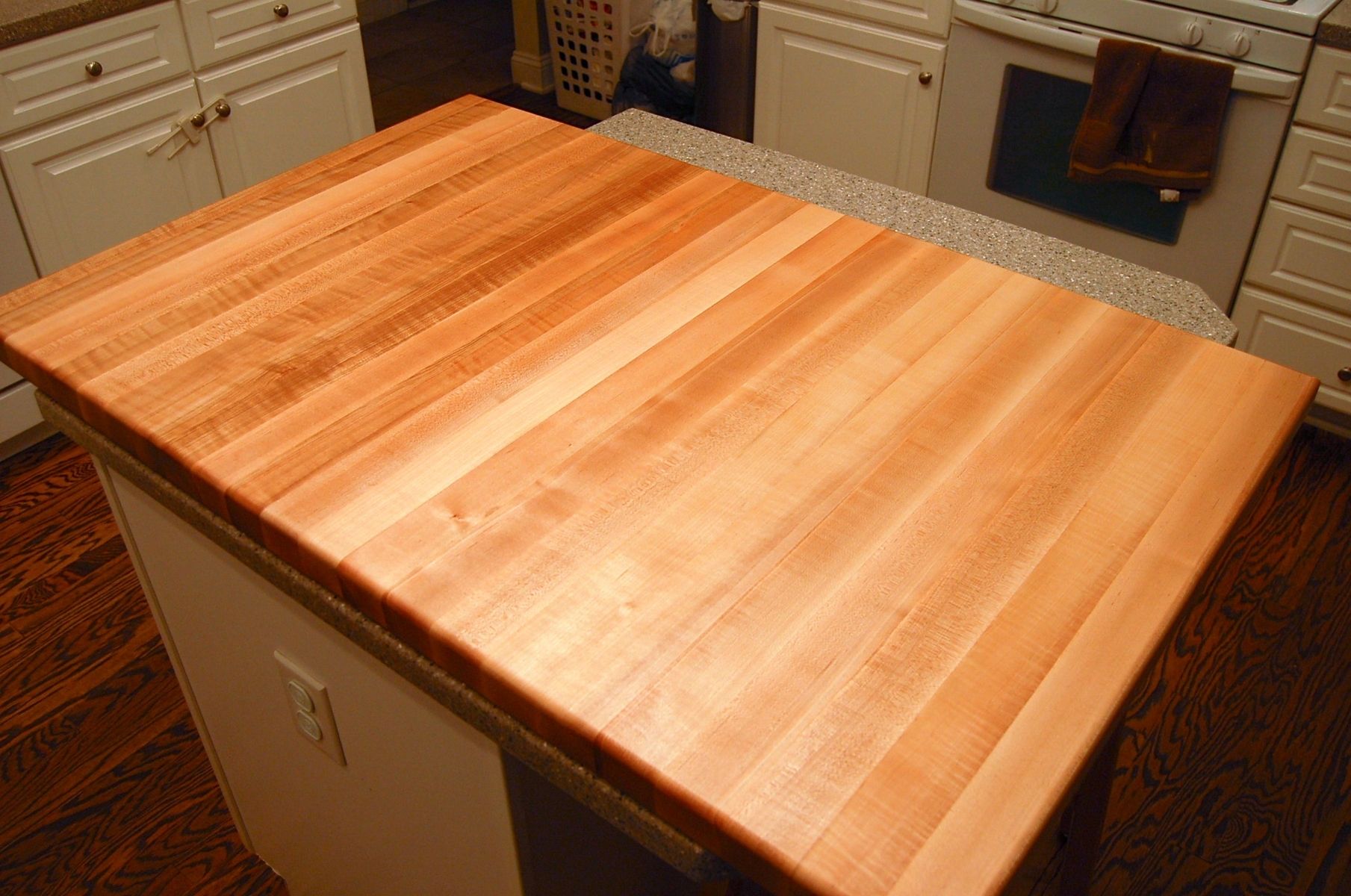 Custom Size Hickory Butcher Block Countertop - Quote and Order Online -  Country Mouldings