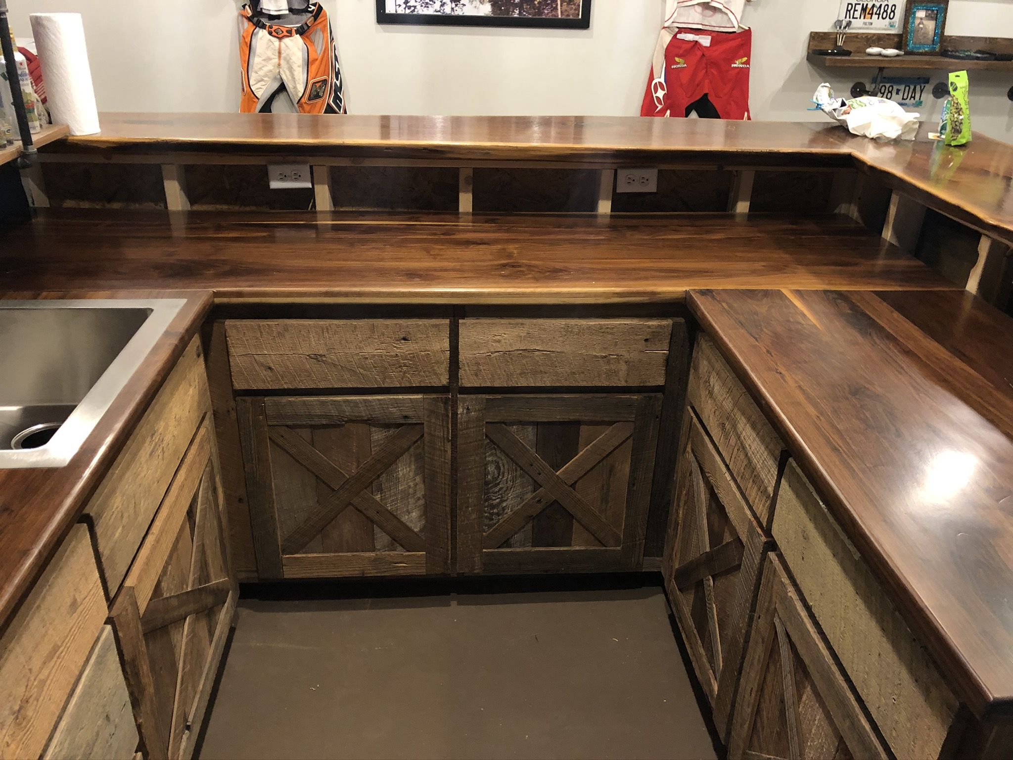 Hand Crafted Rustic Bar By Weck Design