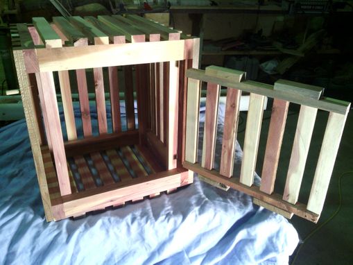 Custom Made Wooden Bird Cage