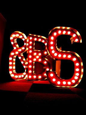 Custom Made Large Huge Movie Marquee Letter Bulb Channel Any Letter Light Up Vintage