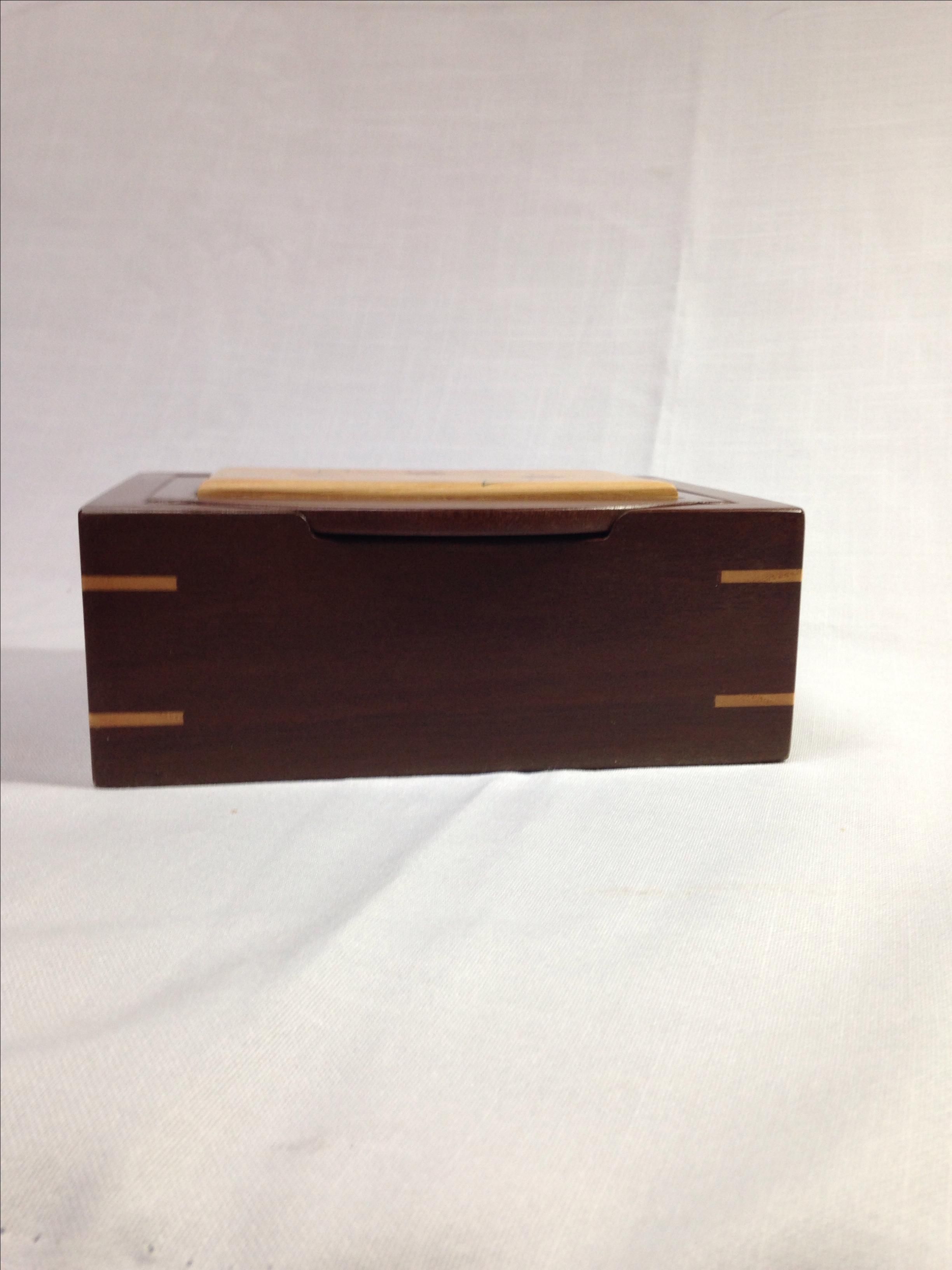 Buy Hand Crafted Keepsake Box With Hidden Hinge Pins, made to order