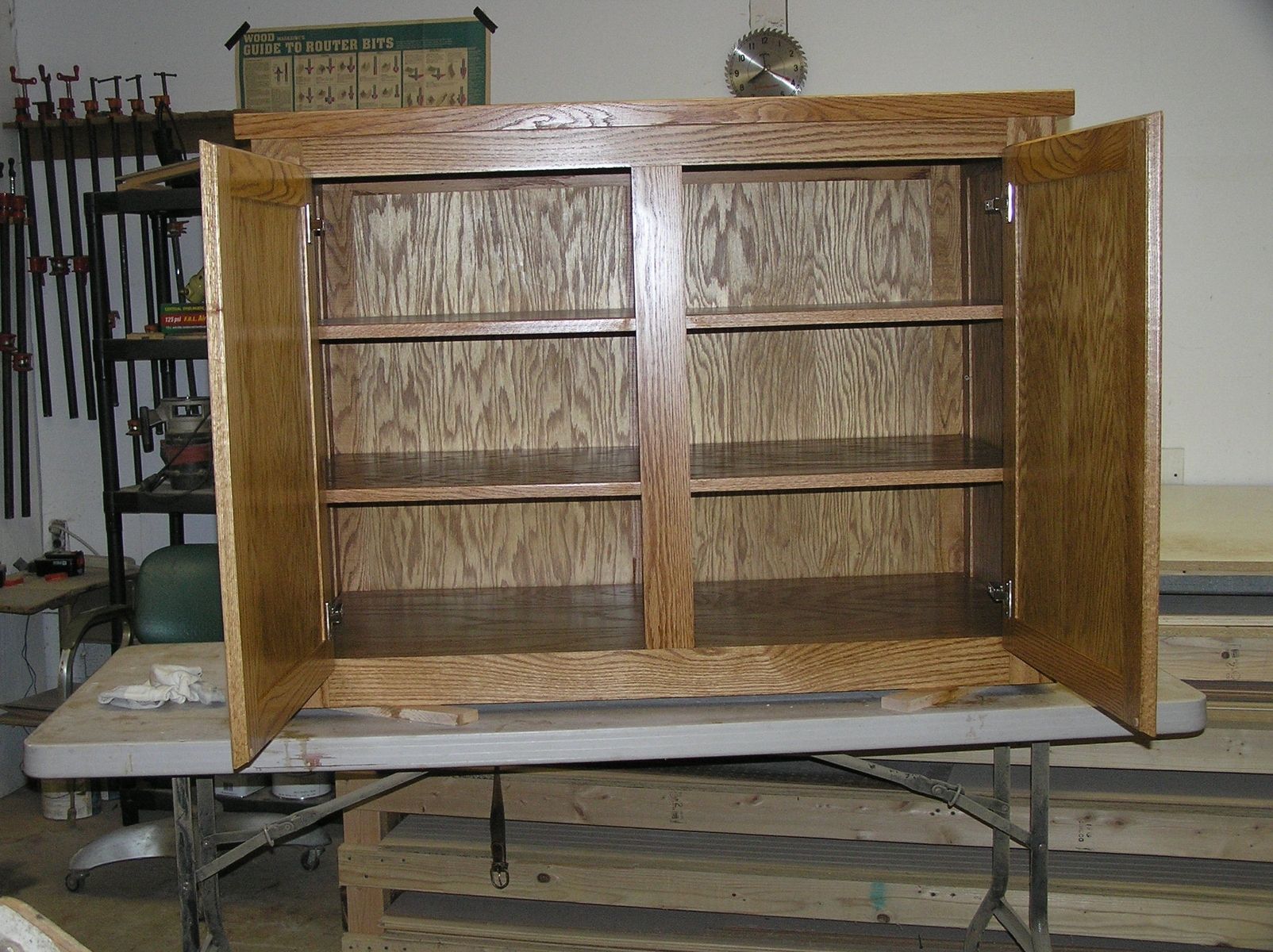 Custom Made Oak And Oak Beadboard Kitchen Island by New,Refurbish ...