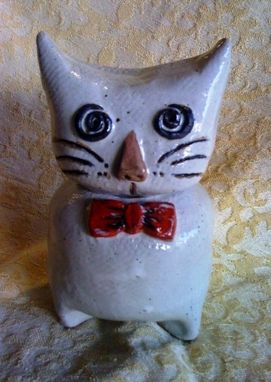 Custom Made Ceramic Cat Jar