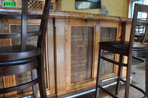 Custom Made Reclaimed Wood Bar