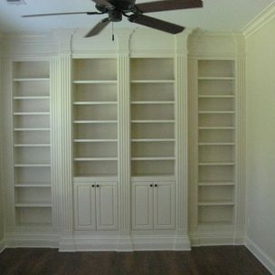Cristofir Bradley Cabinetry Memphis Tn Bookcase With Fluted Columns By