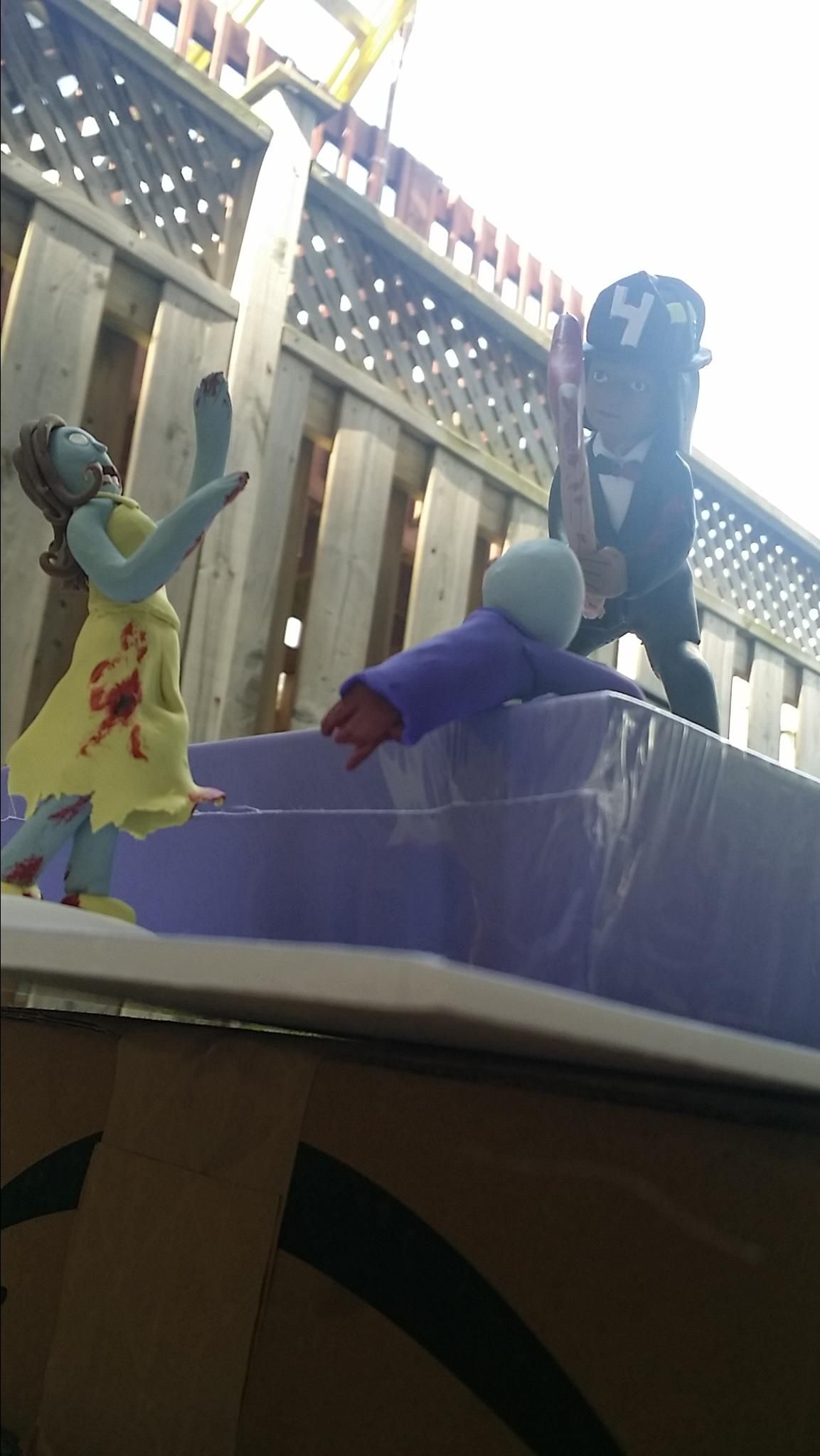 Hand Crafted Zombie Cake Topper by Hand Craft Treasures