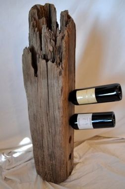 Custom Made Driftwood Wine Rack