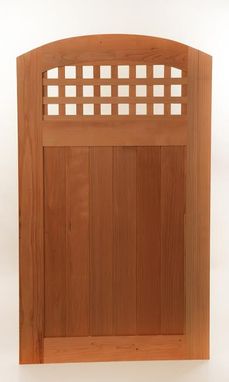 Custom Made Wood Cedar Gate