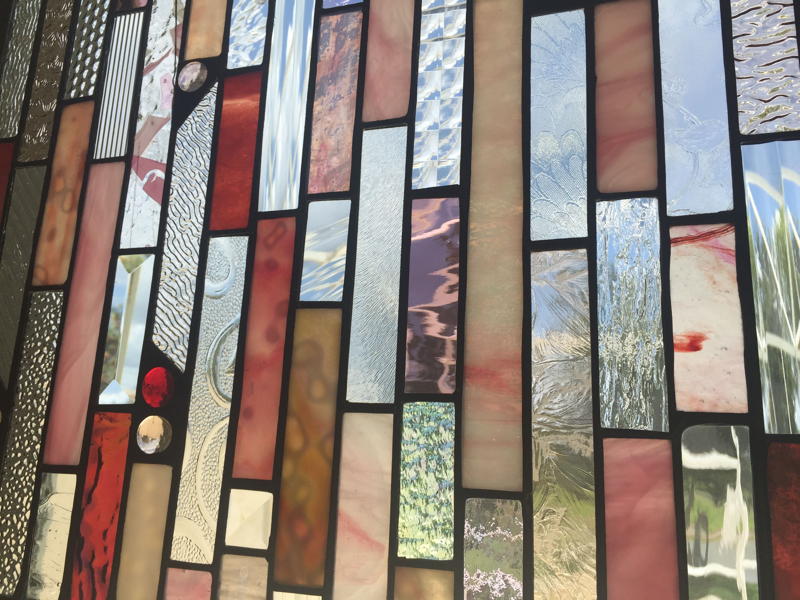 Buy Hand Made Stained Glass Window Treatment, made to order from