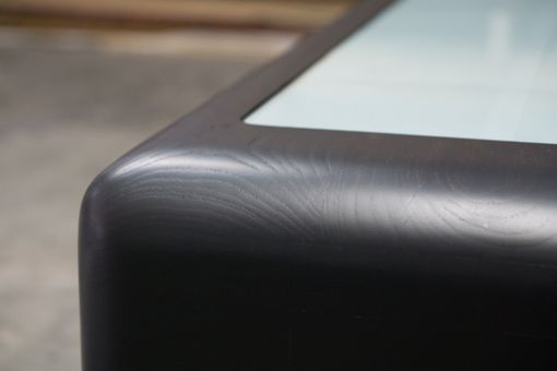 Custom Made Modern Glass Top Coffee Table