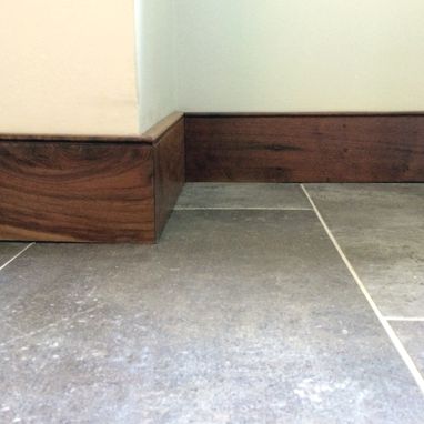 Custom Made Solid Hardwood Reclaimed Walnut Baseboard And Trim by Crux ...