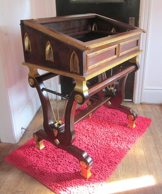 Custom Made Case On Stand For Antique Bible