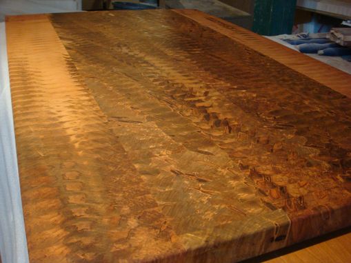 Custom Made Ambrosia Maple End Grain Chopping Board, Butcher Block, Island