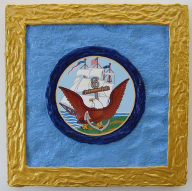 Custom Made U.S. Navy Emblem - 3d Wall Art