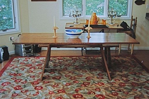 Custom Made White Oak Dining Table