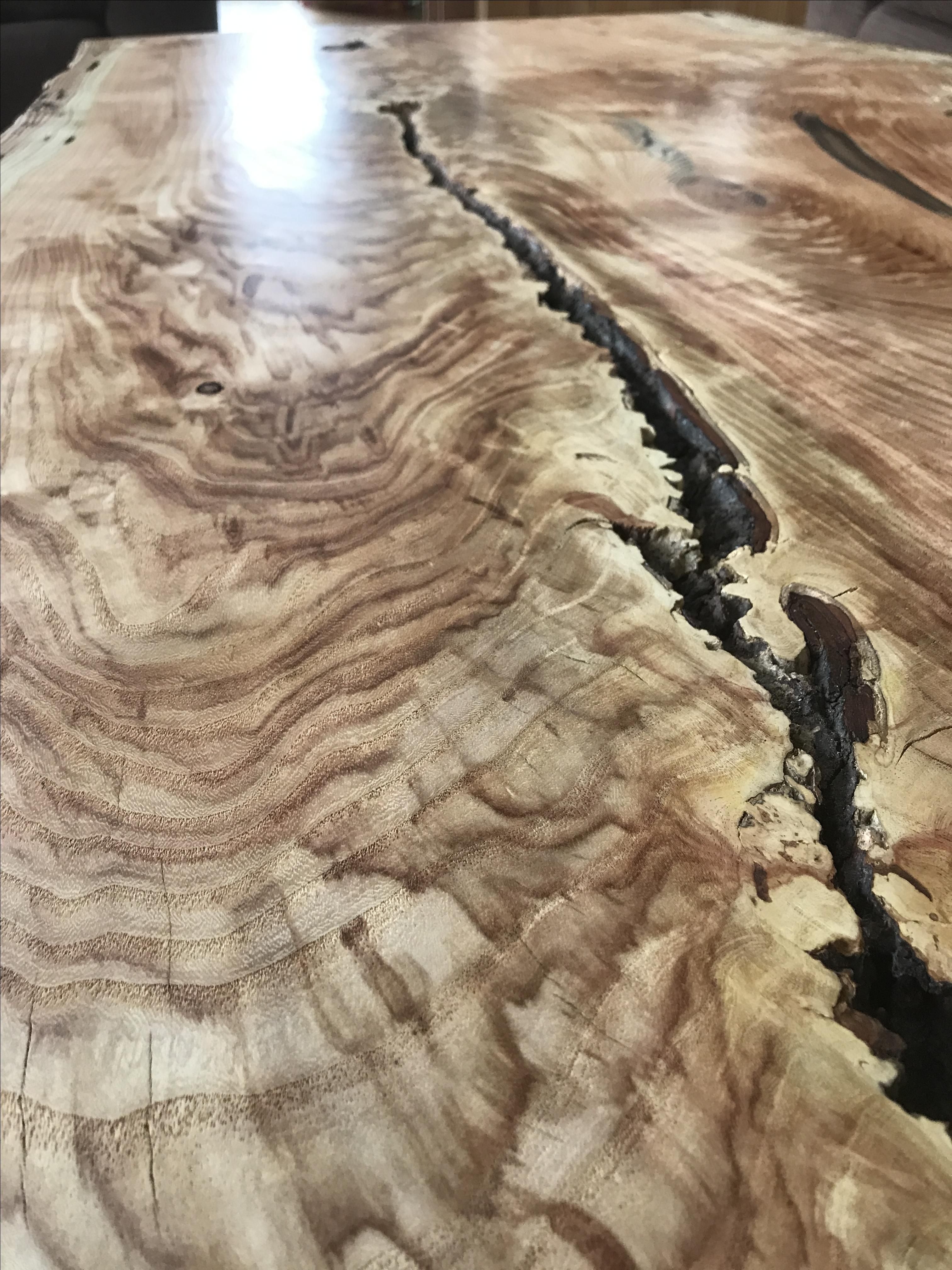 Hand Crafted Live Edge Honey Locust Coffee Table by Martin Rustics ...