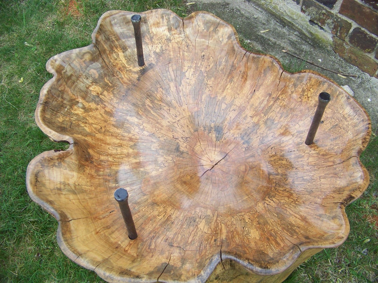 Custom Spalted Maple Coffee Table by Scott Design Woodworx LLC