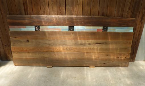 Custom Made Contemporary Wood & Steel Platform Bed