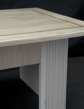 Custom Made Coffee Table With Flush Push-To-Open Drawer