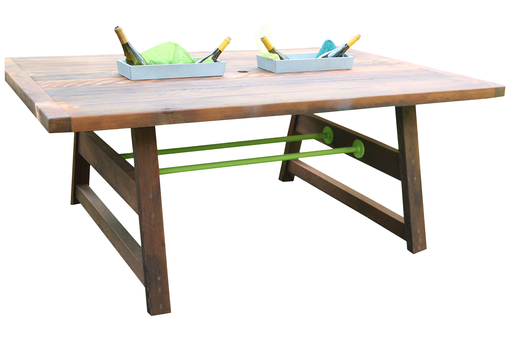 Custom Made Custom Reclaimed Cedar Picnic Dining Table