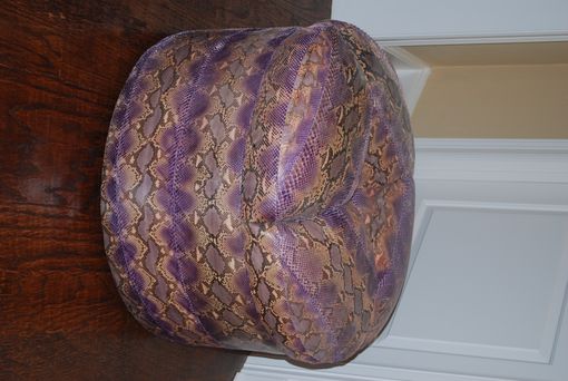 Custom Made Python Ottoman