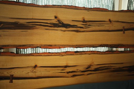 Custom Made Live Edge Wood Headboard And Bed Frame - Sassafras And Oak
