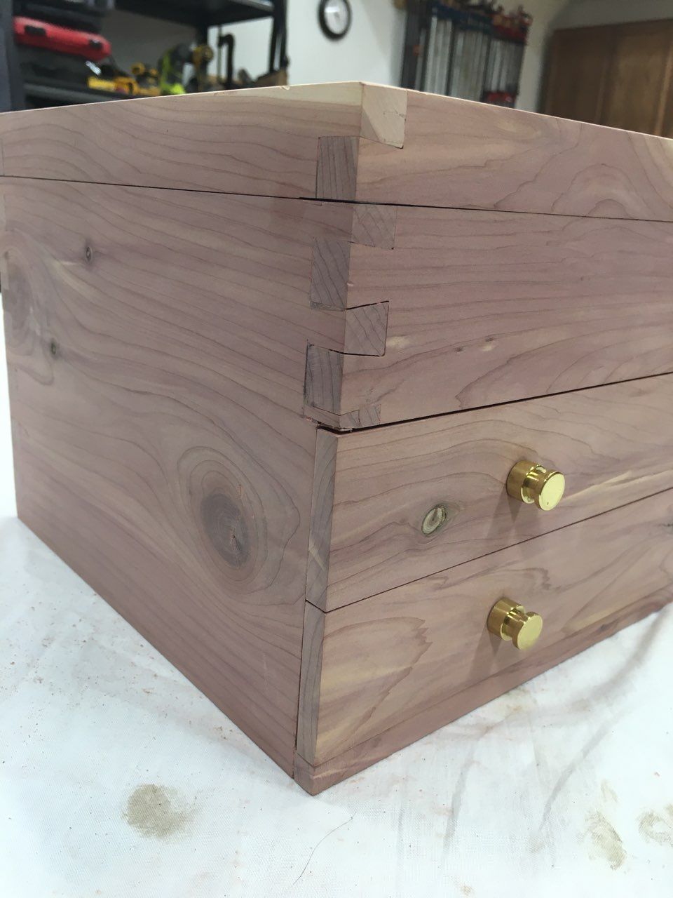 Hand Made Jewelry BoxAromatic Red Cedar by The Oakman