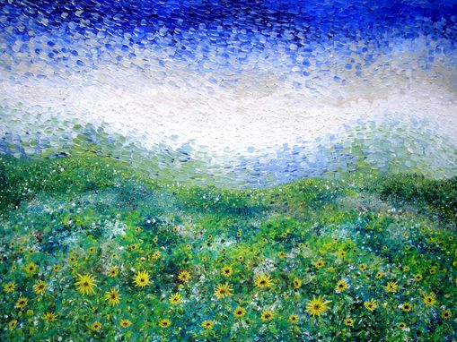 Custom Made Sunflower Morning - 30"X40"