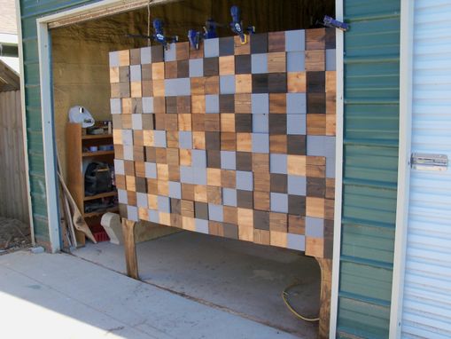 Custom Made King Size Wood Wall Art/Headboard