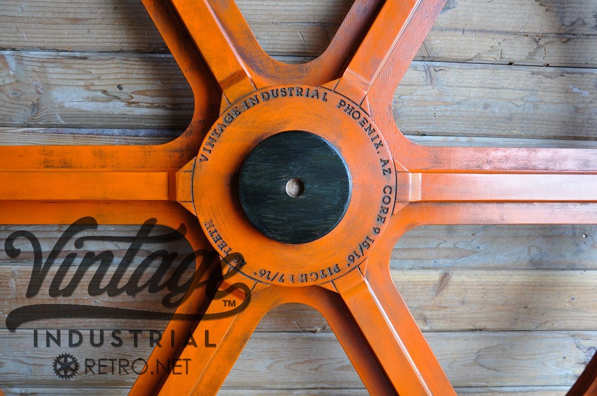 Hand Crafted Vintage Industrial Gear Mold / Large 54 by Vintage