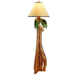 Custom Made Giraffe Lamp