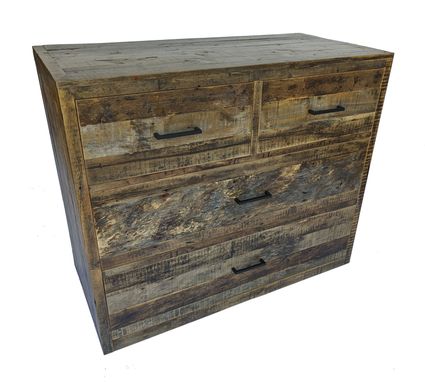 Custom Made Rustic Reclaimed Wood Dresser