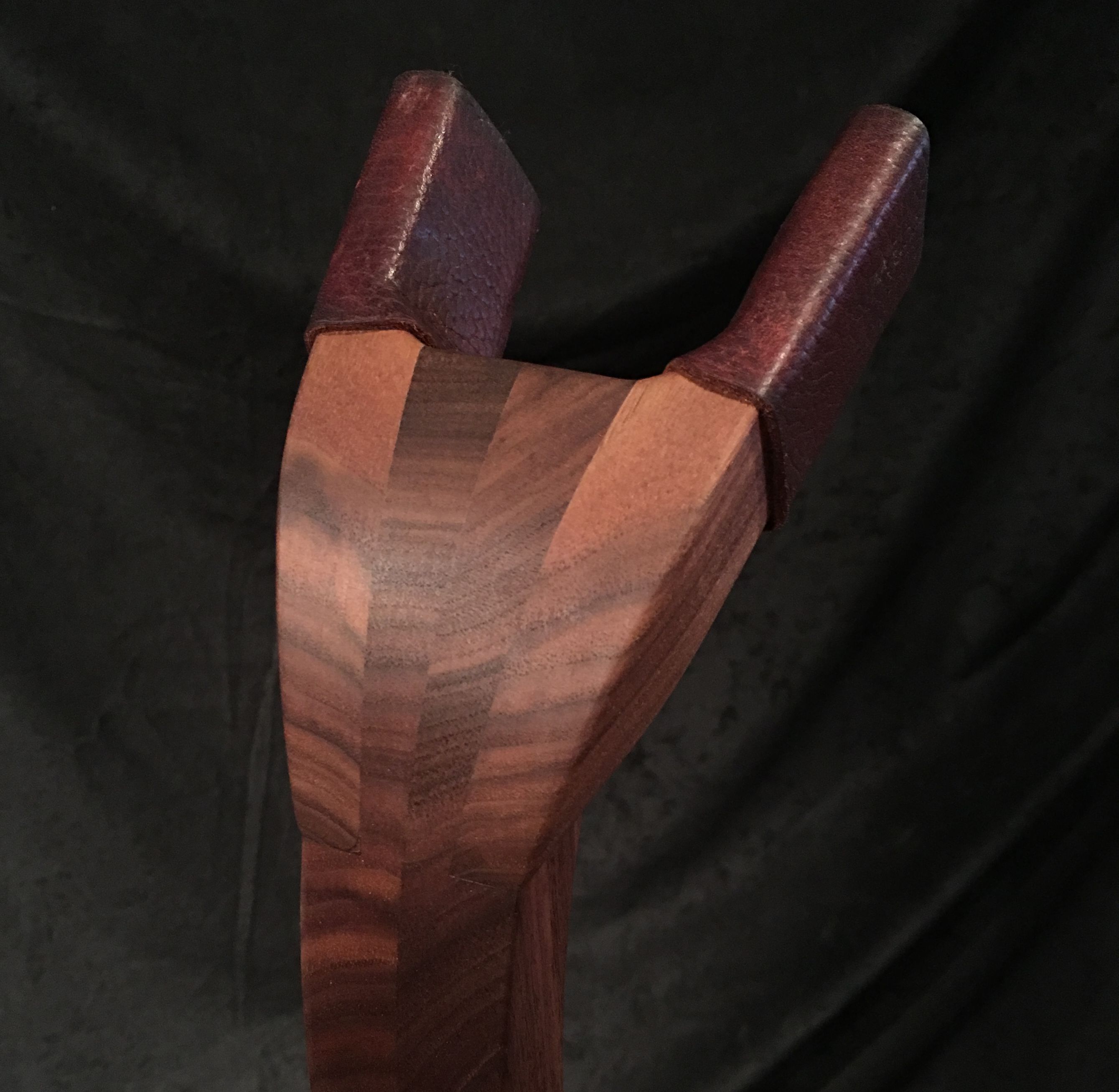 Buy Hand Made Walnut Guitar Stand, made to order from Solid Ground