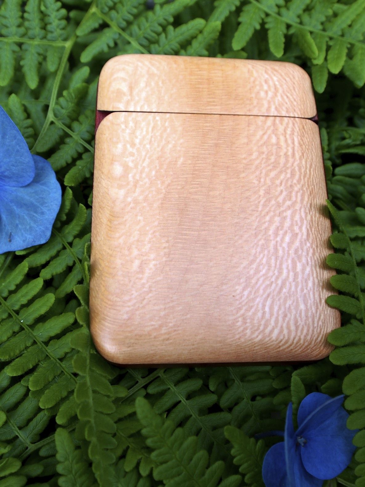 Buy Custom Made Wood Wallet And Business Card Holder, made to order