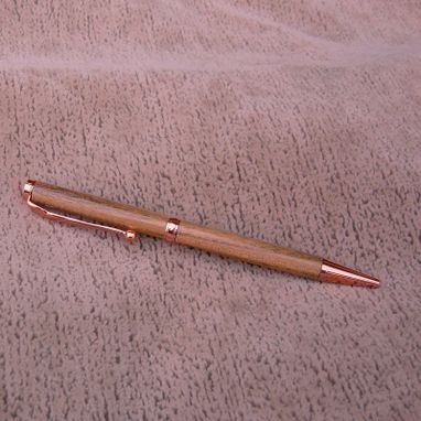 Custom Made Wood Pen Of Elm   S017