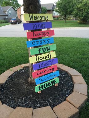Custom Made Wooden Plank Signs - Welcome Signs & Wedding Signs