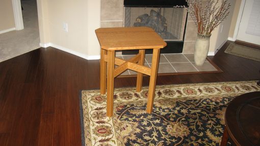 Custom Made Hardwood Chess Table