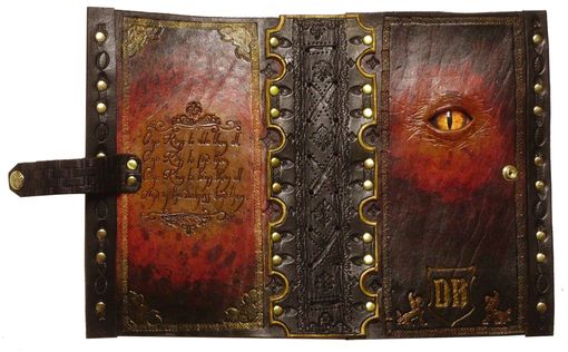 Custom Made Handcrafted Leather "Eye Of Sauron" Journal