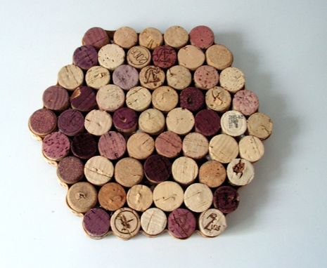 Custom Made Upcycled Wine Cork Trivet