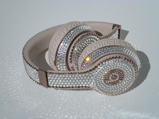 Custom Made Diamonds & Rose Gold Beats Design Swarovski Crystals