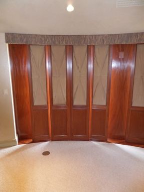 Custom Made Mahogany Sliding Panels