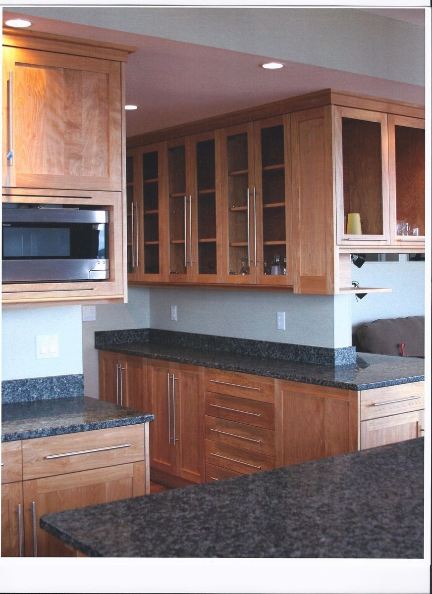 Custom Made Contemporary Red Birch Kitchen by Jim's ...