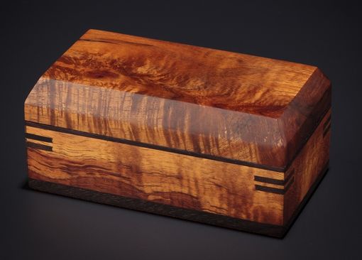 Custom Made Faceted Koa Box