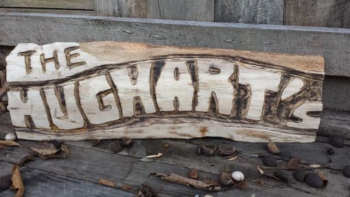 Custom Made Chainsaw Carved Signs