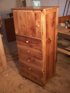 Custom Made Tallboy Lingerie Dresser With Jewelry Drawers Made Form Reclaimed Heart Pine