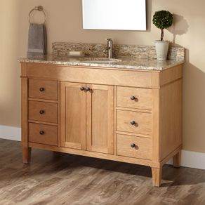 Sean S Woodworking Bathroom Vanities Modern Rift White Oak